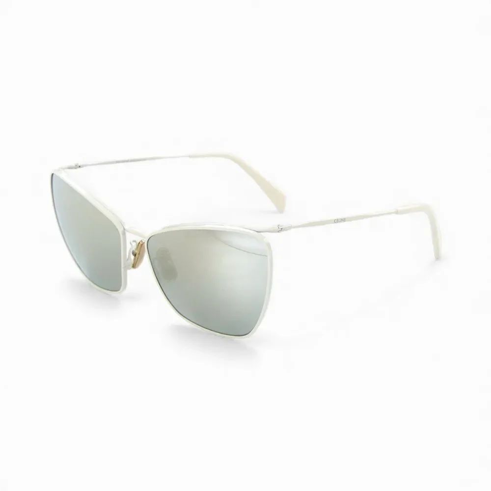 CELINE Women's 61mm white & gold Sunglasses
